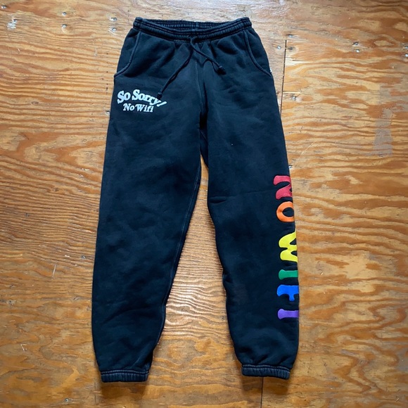 Madhappy Pants - MadHappy Sorry No WiFi Small Sweatpants